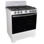 Frigidaire 30 Inch Gas Range 6 Burners White - Image 2