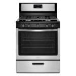 Whirlpool 30 Inch Gas Range 5 Burners Stainless Steel