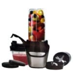 Maxsonic Elite Nutriblender 1 Speed 8 piece Set Silver/ Black 1000w - Image 2