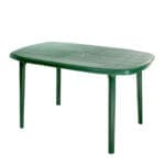 Plastic Table Rectangle Green