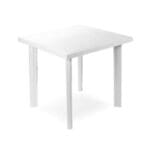 Plastic Table Square White