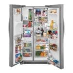Frigidaire Gallery 26cu. ft. Side by Side Refrigerator Stainless Steel - Image 4