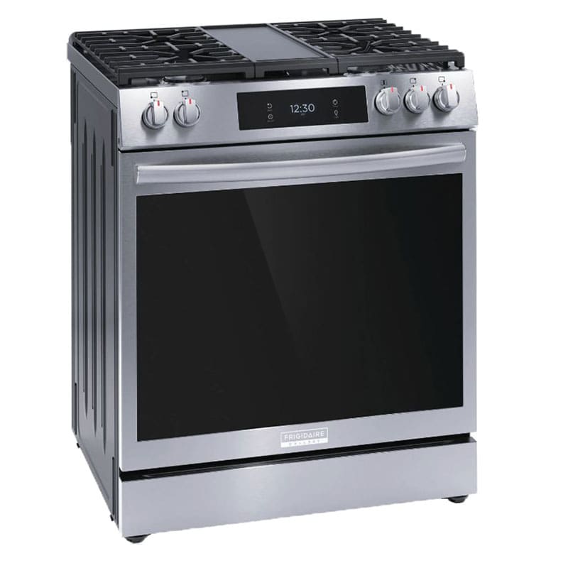 GCFG3060BF Frigidaire Gallery 30 Inch Gas Range 5 Burner with 15+ Ways To Cook, Stainless Steel - Image 1