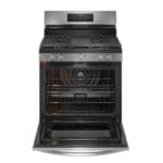 Frigidaire Gallery 30 Inch Gas Range 5 Burner with No Preheat + Air Fry, Stainless Steel - Image 2