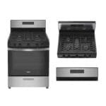 Whirlpool  30 Inch Gas Range 5 Burner, Silver - Image 3