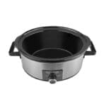 Black & Decker 7 Quart Oval Slow Cooker, Stainless Steel - Image 3