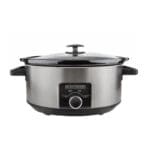 Black & Decker 7 Quart Oval Slow Cooker, Stainless Steel - Image 2