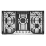 Frigidaire 36 Inch Gas Cooktop 5 Burner Stainless Steel - Image 2