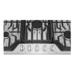 Frigidaire 36 Inch Gas Cooktop 5 Burner Stainless Steel - Image 3