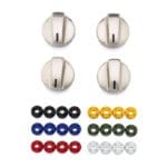 Frigidaire Genuine Control Knob Kit, Stainless Steel - Image 2