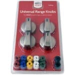 Frigidaire Genuine Control Knob Kit, Stainless Steel