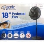 Genie 18 Inch Pedestal Fan, Black - Image 2