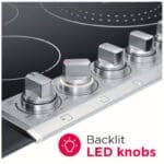 Frigidaire Professional 30 Inch Electric Cooktop, 5 Burner Stainless Steel - Image 4