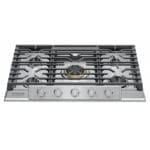 Frigidaire Professional 36 Inch Gas Cooktop, 5 Burner, Stainless Steel