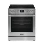 Frigidaire Professional 30 Inch Electric Range 5 Burner with No Preheat + Air Fry, Range Stainless Steel