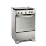 Frigidaire 24 Inch Gas Range 4 Burner with VaporBake and Glass Cover, Stainless Steel - Image 2