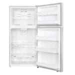 Frigidaire 18cu. ft. Top and Bottom No Frost Refrigerator, White - Image 4