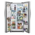 Frigidaire Gallery 22cu. ft. Side by Side Refrigerator, Stainless Steel - Image 4