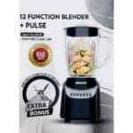 Maxsonic 650w Glass Blender, Black - Image 2