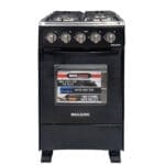 Maxsonic 20 Inch Gas Range 4 Burner, Black