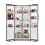 Frigidaire 15cu. ft. Side by Side Refrigerator, Stainless Steel Look - Image 3
