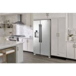 Frigidaire Professional 22cu. ft. Side by Side Counter-Depth Refrigerator, Stainless Steel - Image 7
