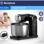Westinghouse 6 Speed Stand Mixer, Black - Image 2
