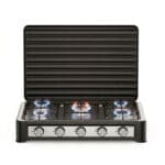 Blaupunkt Portable 5 Burner Gas Stove, Black - Image 2