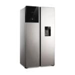 Frigidaire 15cu. ft. Side by Side with Built-In Water Dispenser Refrigerator, Stainless Steel - Image 2