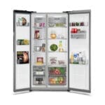 Frigidaire 19cu. ft. Side by Side with Built-In Water Dispenser Refrigerator, Stainless Steel - Image 4