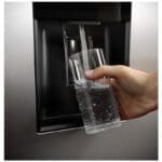 Frigidaire 15cu. ft. Side by Side with Built-In Water Dispenser Refrigerator, Stainless Steel - Image 5